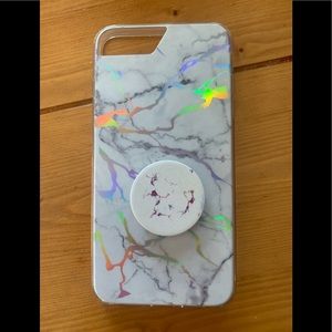 iPhone 7 Plus phone case with pop socket!!